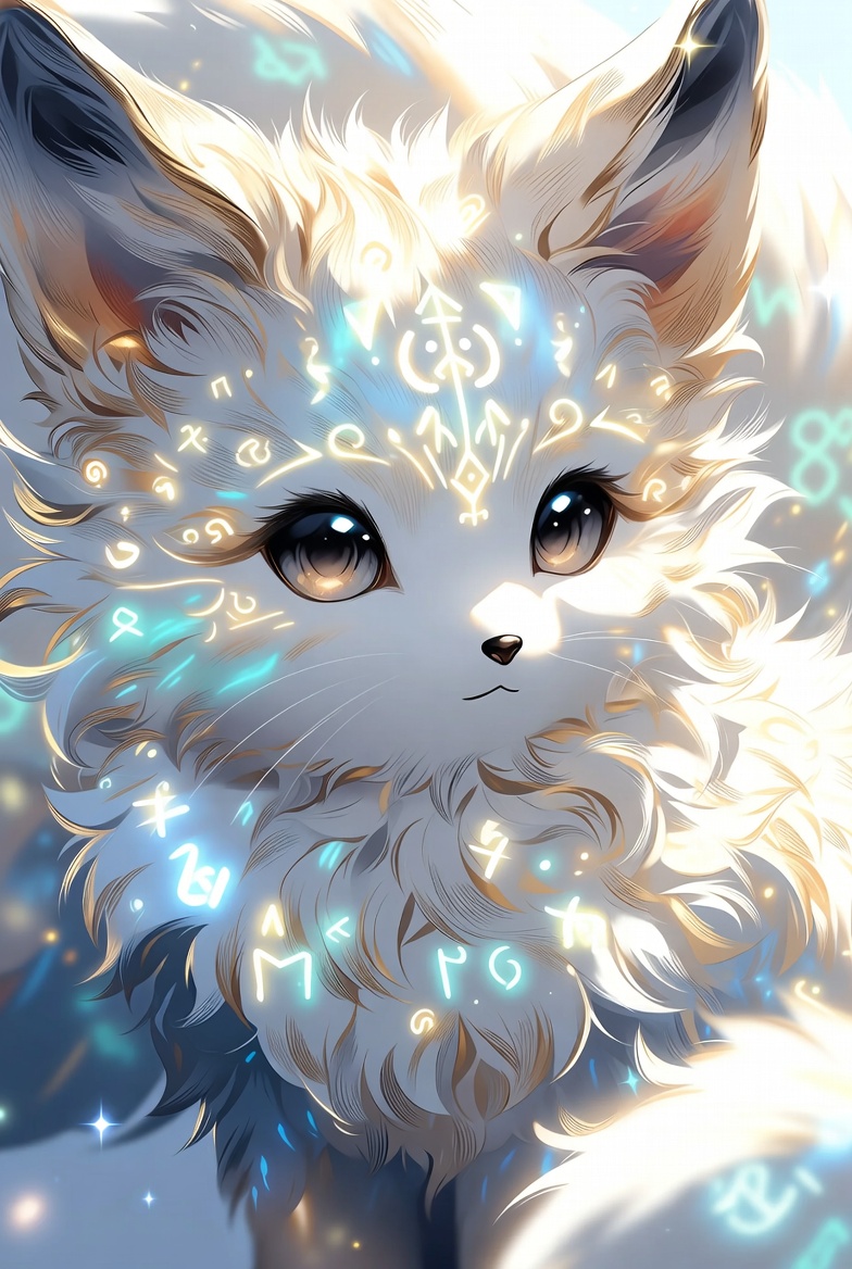 Ember - Cute magical fox AI companion avatar